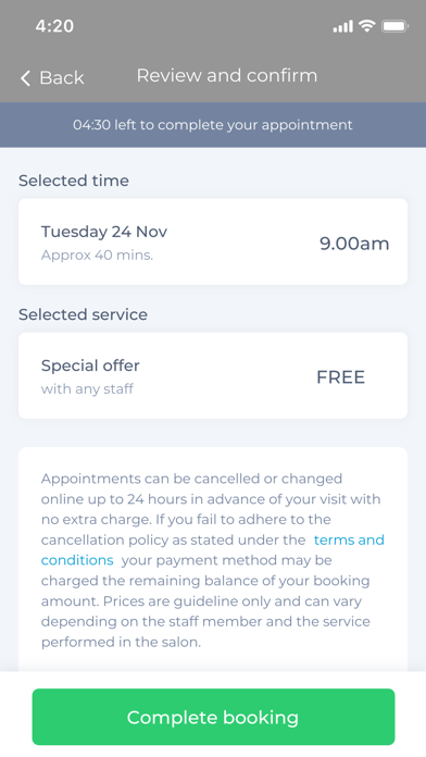 Beauty Science App Screenshot