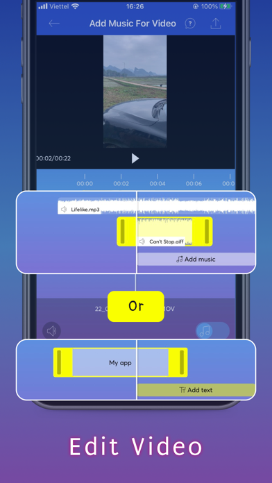 Video Editor - Videos to mp3 Screenshot
