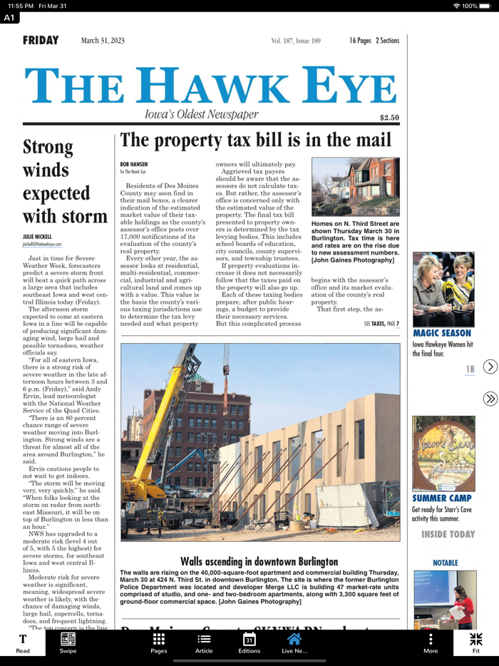 The Hawk Eye eEdition