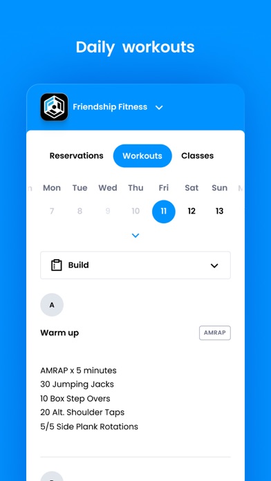 Friendship Fitness Screenshot