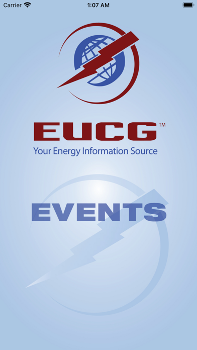 EUCG Events App Screenshot