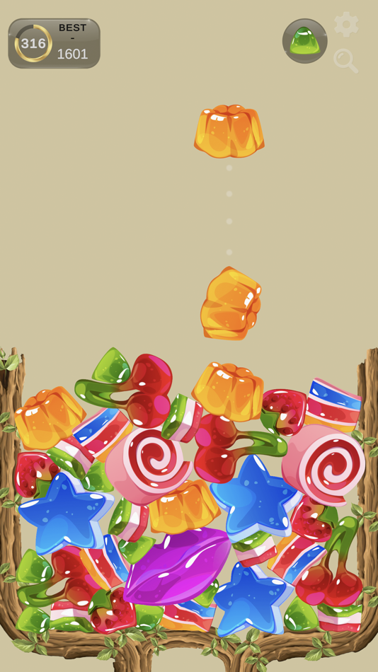 #2. Merge Em All - Fruits & Jelly (iOS) 由: ALIAKSEI MAS
