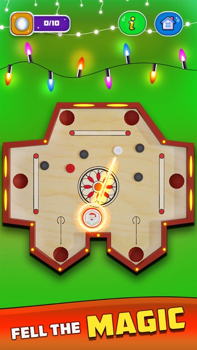 Real Carrom Queen Board Game Screenshot