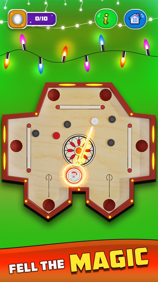 #2. Real Carrom Queen Board Game (iOS) 由: Francolins Studio (SMC-Private) Limited