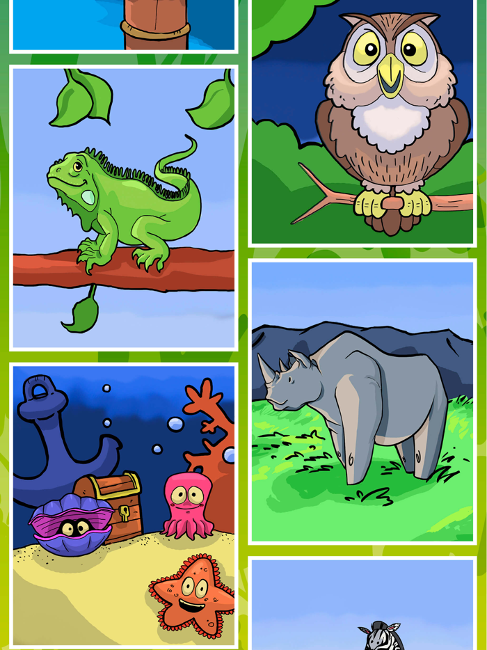 Paint and color animals – book