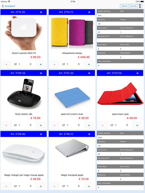 Screenshot #4 pour ClickOrder Box3 ordini agenti
