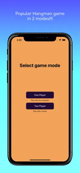 Game screenshot Hangman - 1 and 2 player mod apk