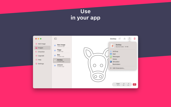 Infinite Loop SVG to Swift