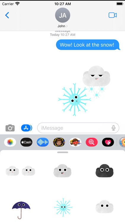 Wacky Weather Sticker Pack screenshot-3