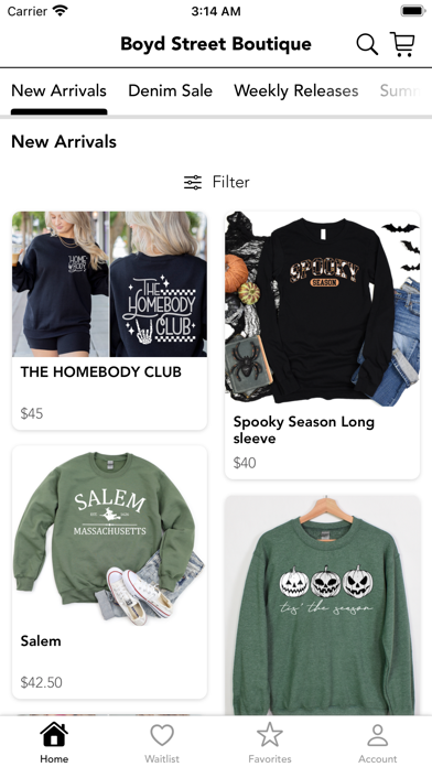 Boyd Street Boutique Screenshot