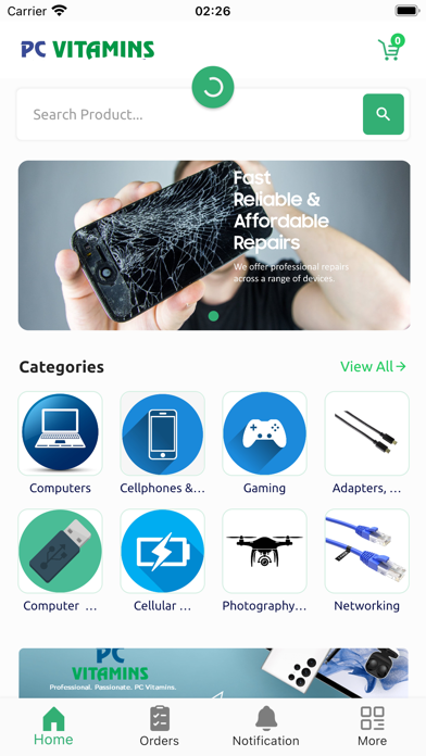 PC Vitamins - Online Shopping Screenshot