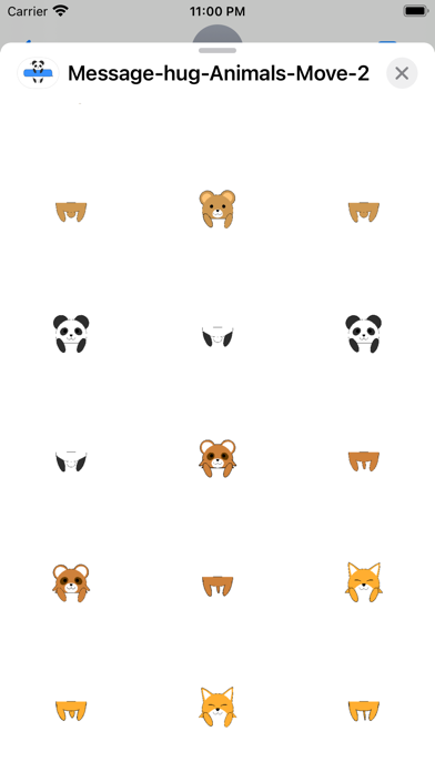 Message hug Animals Move 2 Screenshot 3 - AppWisp.com Message hug Animals Move 2 Screenshot 3 - AppWisp.com