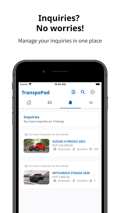 Transpopad: Buy & Rent Cars Screenshot