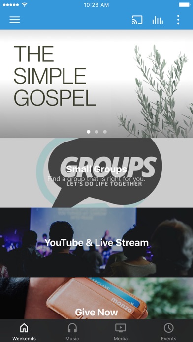 Tehachapi Vineyard Church Screenshot
