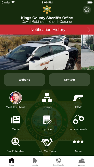 Kings County Sheriff CA Screenshot