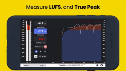 Screenshot #1 pour Youlean Loudness Meter Lite