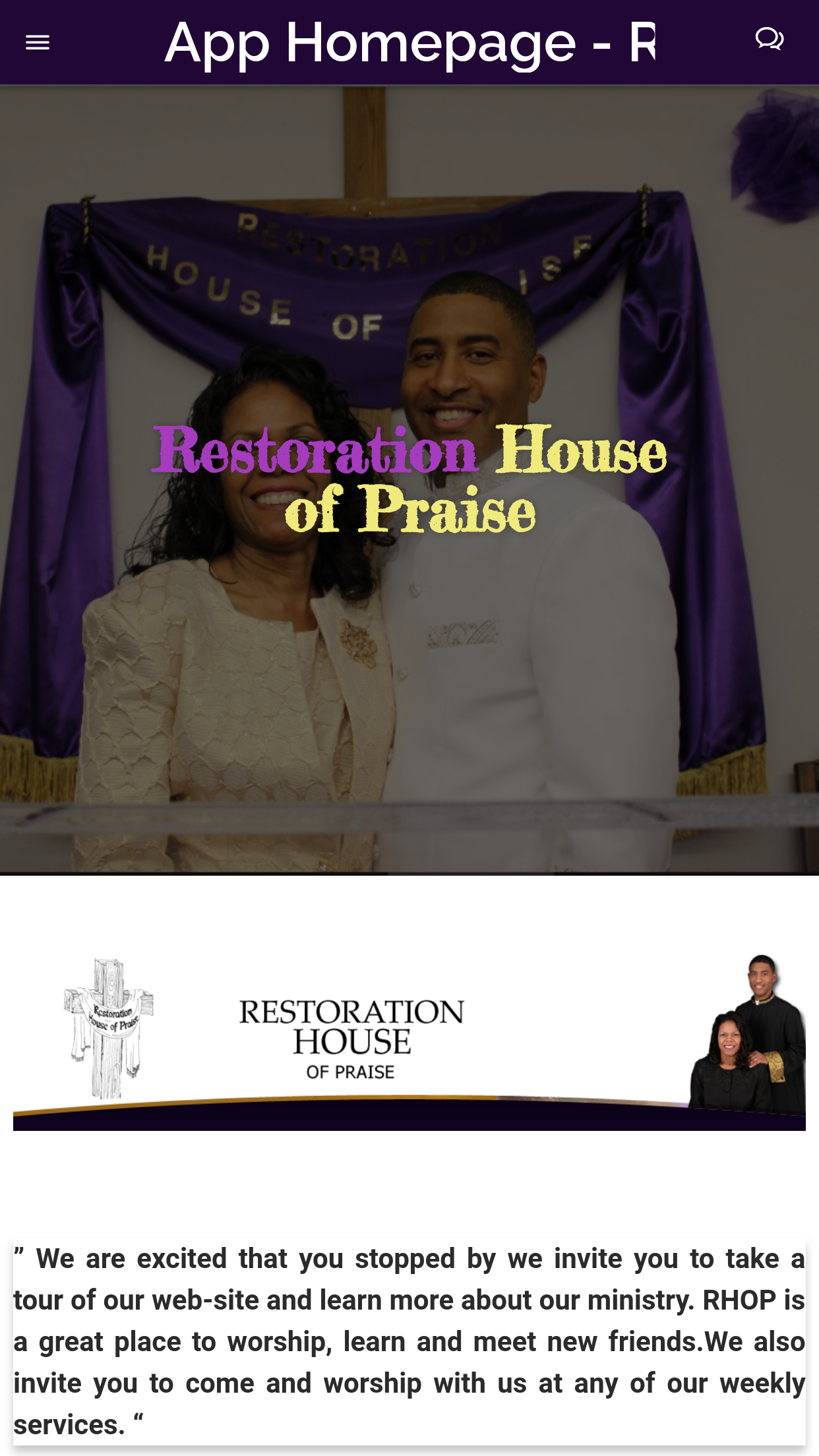 Restoration House of Praise