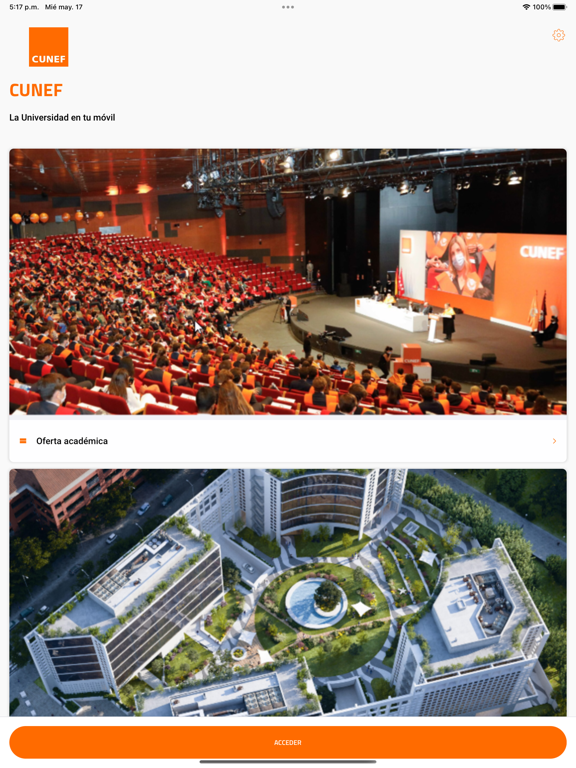 Screenshot #4 pour CUNEF app