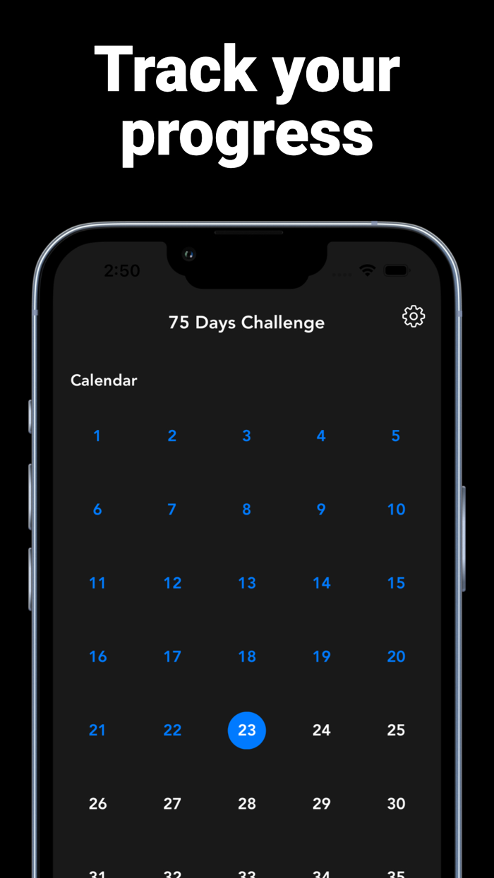 75 Hard Days Fitness Challenge