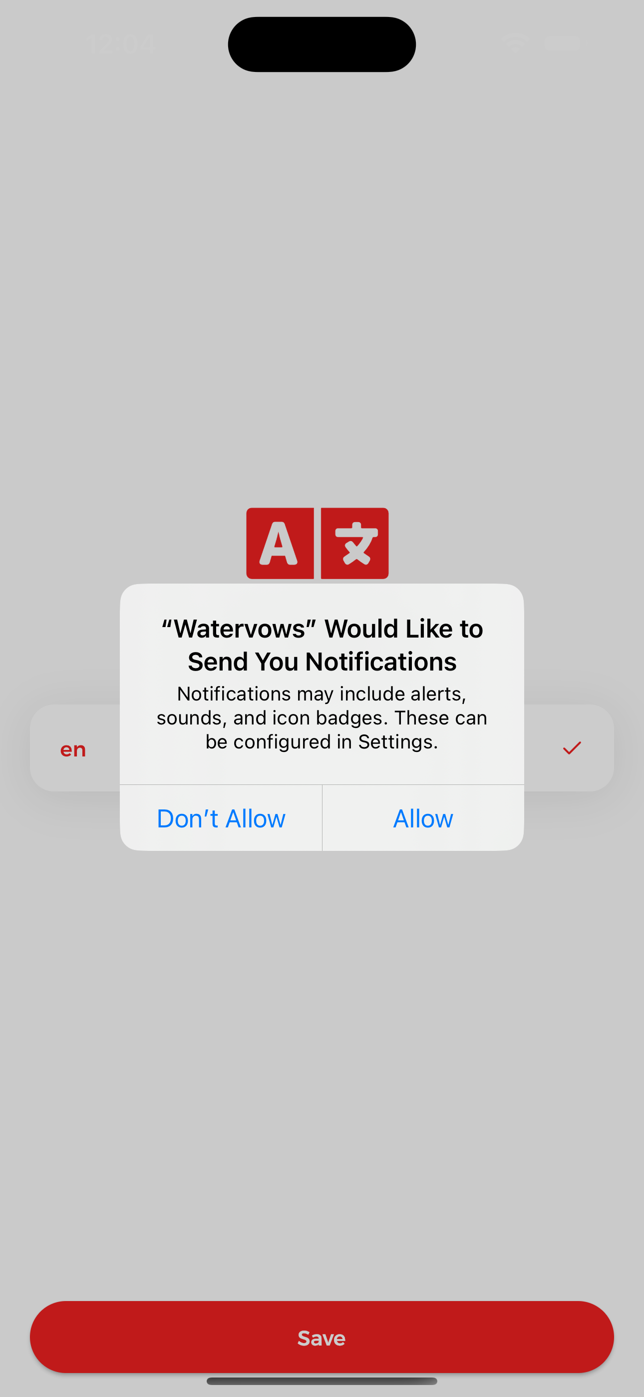 Watervows