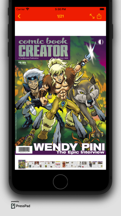 Comic Book Creator Magazine Screenshot