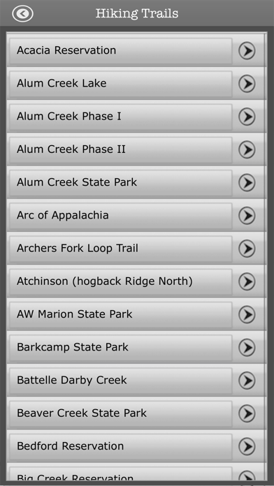 Ohio-Camping & Trails,Parks Screenshot