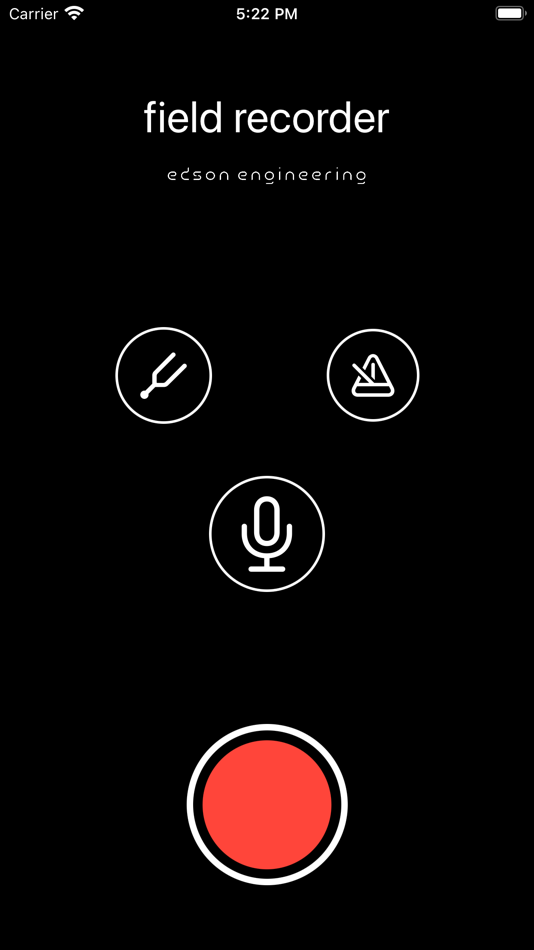 #1. lossless field recorder (iOS) 来自: edson engineering