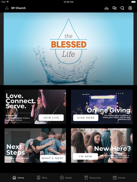 Seekers Point Church iPad screenshot 1 - Education app