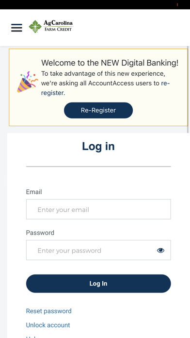AgCarolina Farm Credit Mobile Screenshot