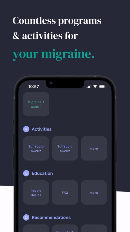 heyvie: migraine coach screenshot-6