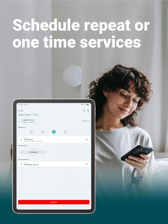 Spruce: Cleaning & Chores iPad screenshot 5 - Lifestyle app