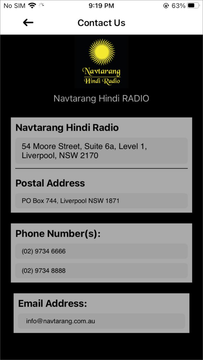 Navtarang Radio Sydney