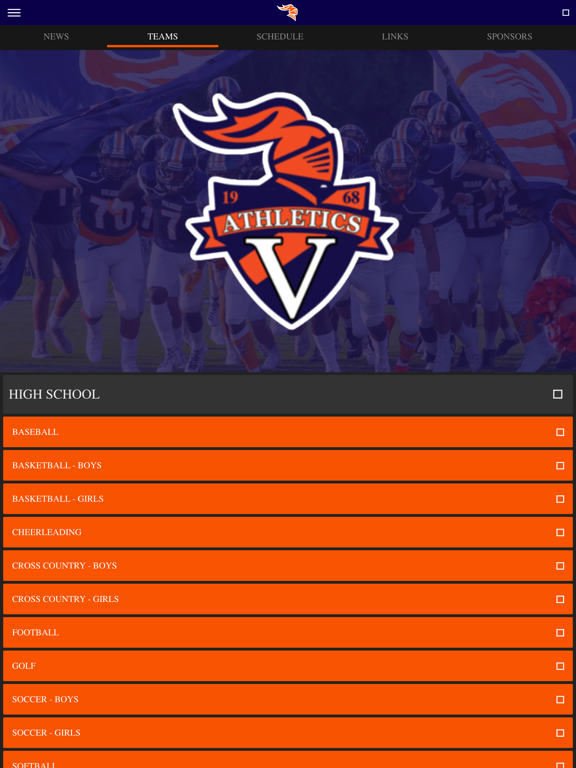 Valwood School Athletics iPad screenshot 2 - Sports app