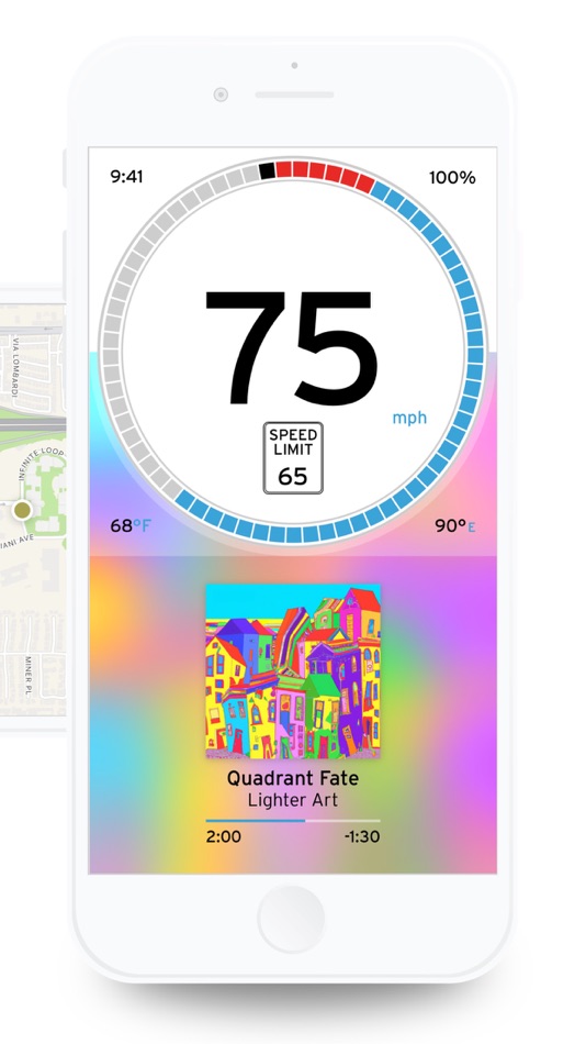 #8. Digital GPS MPH Speedometer (iOS) Podle: BITHAUS.TECH, UNIPESSOAL LDA