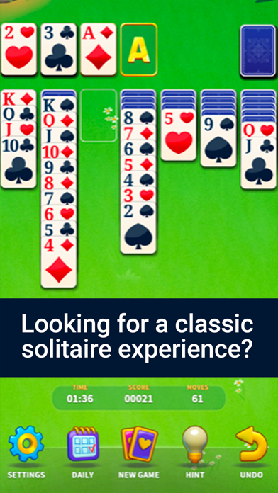 Klondike Solitaire: VGW Play Screenshot