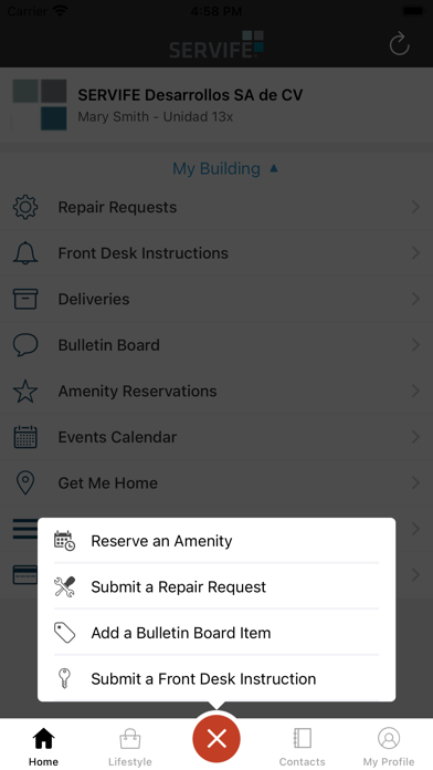 Servife App Screenshot