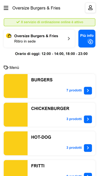 Oversize Burgers & Fries Screenshot