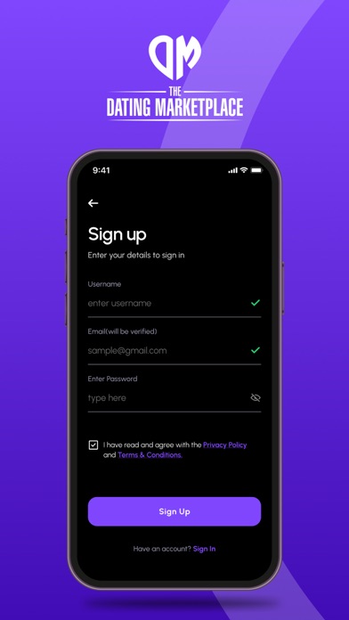 DM - Dating Marketplace Screenshot