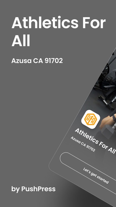 Athletics For All Screenshot