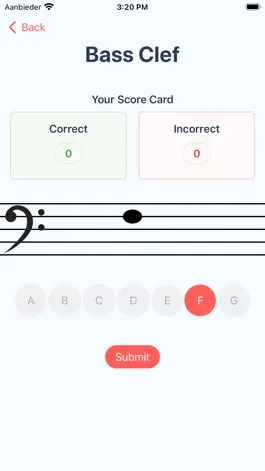 Game screenshot Treble Sight Reading hack