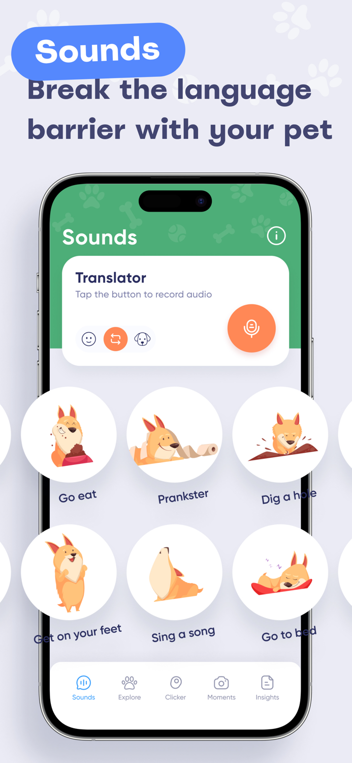 Dog Translator Game and Training