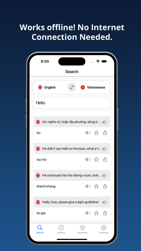 English Vietnam Dictionary + - 1.1 - (iOS)