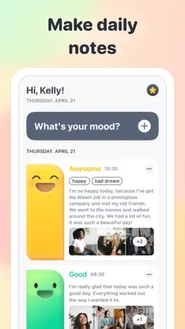 Game screenshot Daily Mood Tracker - Self Care mod apk