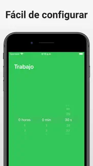 temporizador de intervalos wod iphone capturas de pantalla 3