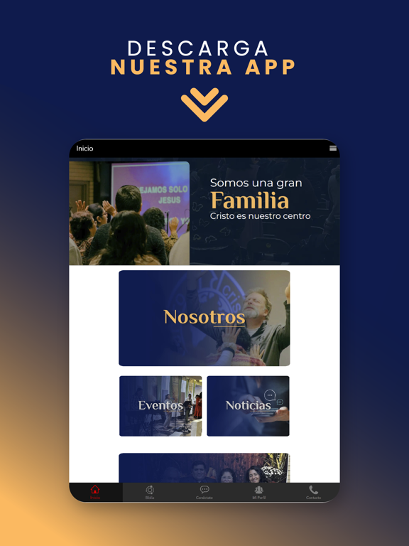 Centro Cristiano Chicago iPad screenshot 1 - Lifestyle app