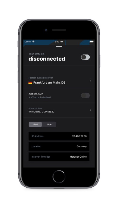 VPNsurfer Screenshot