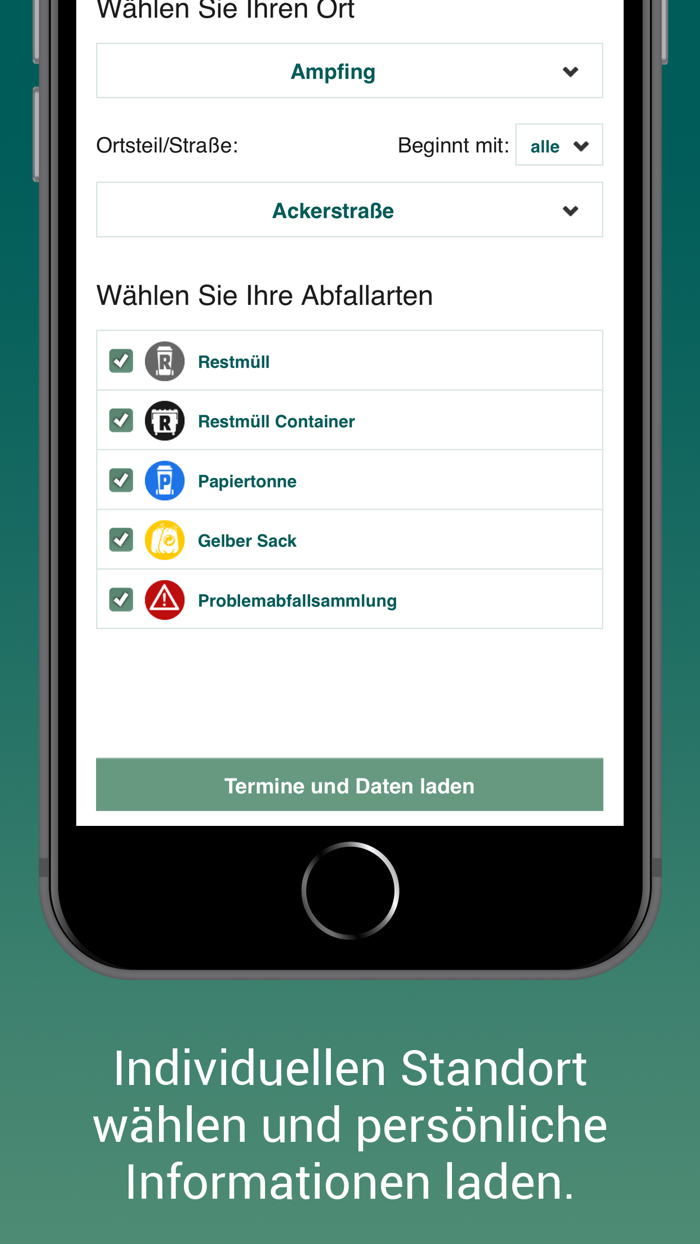 Mühldorf am Inn Abfall-App