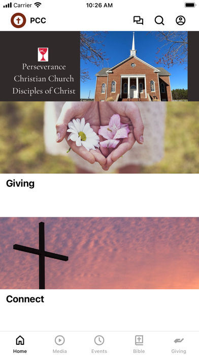 Perseverance Christian Church Screenshot