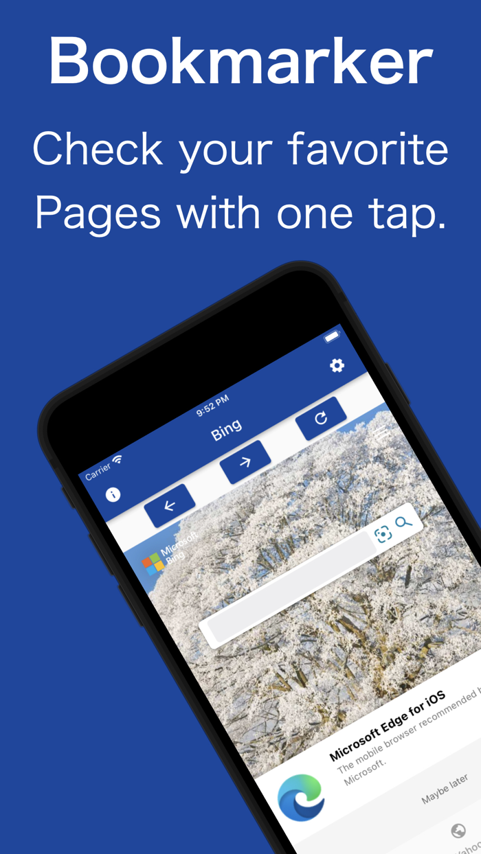 Bookmarker your favorite set