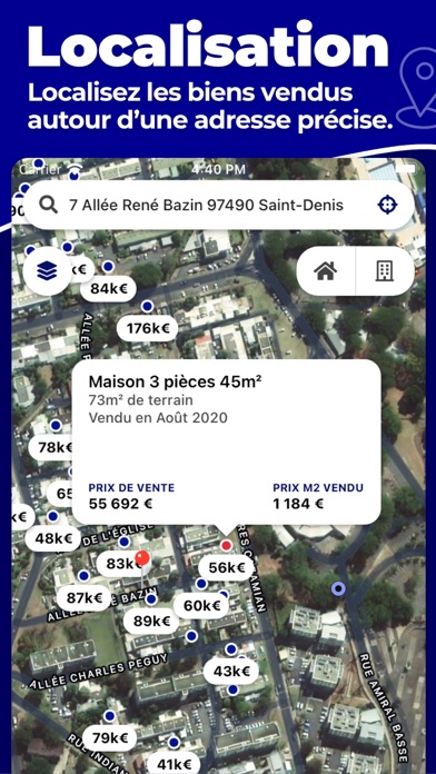 Estimation FR: Prix immobilier Screenshot